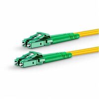 Singlemode G652D LC/APC-LC/APC Duplex 2.0mm Yellow 1m LC APC kabels