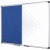 Kombitafel Maya Filz/Whiteboard magnetisch 120x120cm blau