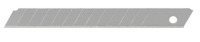 Normalansicht - Ecobra Cutter-Ersatzklingen, 9 mm, 60°, Standard Qualität, Etui mit 10 Ersatzklingen, Klinge 80 x 9 x 0,4 mm