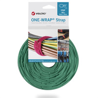 VELCRO® One Wrap® band 25 mm x 300 mm, 100 stuks, groen