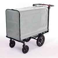 Mailroom trolley for indoors and outdoors