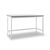 Heavy duty mailroom benches - Basic bench with open storage, H x D - 900 x 1200mm