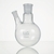 LLG-Zweihals-Rundkolben mit Normschliff Borosilikatglas 3.3 schräger Seitenhals | Nennvolumen: 1000 ml