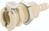 Exemplarische Darstellung: Kupplungsdose mit Schlauchtülle & Schottgewinde, Polypropylen, beige