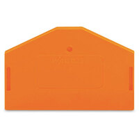 WAGO 280-313 2.5mm End and Intermediate Plate Orange