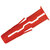 Rawlplug R-UNO-RED-1000 Red UNO® Plugs 6 x 28mm (Pack 1000)