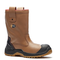 V12 VR690 TAN FLEECE RIGGER BOOT SIZE 11