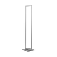 Info Display / Promotional Display / Floorstanding Poster Stand "Multi", with aluminium frame | without cover without