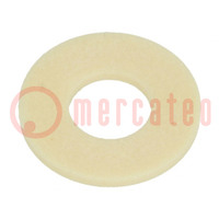 Bearing: thrust washer; without mounting hole; Øout: 12mm; yellow
