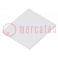 Heat transfer pad: ceramic; TO247; L: 20mm; W: 23mm; Thk: 1mm; 25W/mK