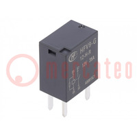 Relè: elettromagnetico; SPST-NO; Ubobina: 12VDC; 35A; 124Ω; zoccolo