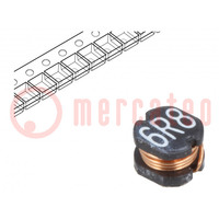 Inductor: wire; SMD; 6.8uH; 132mΩ; -40÷105°C; ±20%; 4x4.5x3.2mm