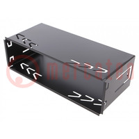 Car radio mounting half frame; 1 DIN; Pioneer; black