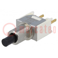 Switch: push-button; Pos: 2; SPST; 0.4A/20VAC; 0.4A/20VDC; OFF-(ON)