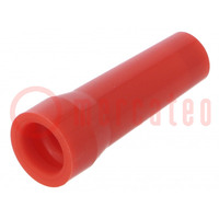 Accessories: strain relief; 0B; 4÷4.4mm; red
