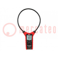 Meter: multifunction; digital,pincers type; LCD; VAC: 6V,60V,600V