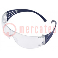 Védőszemüveg; Lencse: átlátszó; osztályok: 1; Ellenáll: UV sugarak