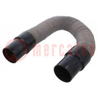 Accessoires: tuyaux flexible; pour l'extracteur de fumée; L: 5m
