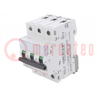 Circuit breaker; 400VAC; Inom: 2A; Poles: 3; for DIN rail mounting