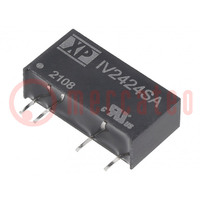 Converter: DC/DC; 1W; Uin: 24V; Uout: 24VDC; Iout: 42mA; SIP; THT; IV