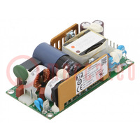 Power supply: switched-mode; open; 130W; 80÷264VAC; OUT: 1; 18VDC