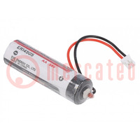 Battery: lithium; 3.6V; AA; 2700mAh; non-rechargeable