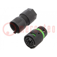 Connector: AC supply; screw terminal; female; 8÷11.5mm; 16A; 400V