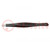 Tweezers; Blade tip shape: flat,rounded; Tweezers len: 120mm; ESD