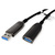 ROLINE Aktieve USB 3.2 Gen 1 verlengkabel, AOC, zwart, 15 m
