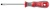 Handwerker-Schlitz-Schraubendreher, verchromt mit schwarzer Spitze, 3,5 mm