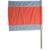 Modellbeispiel: Warnflagge nach RSA, 750 x 750 mm (Art. 19314)
