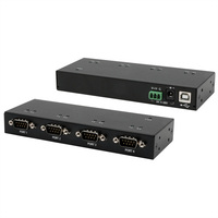 EXSYS EX-13074HM USB 2.0 vers 4 ports série RS-232 Boîtier métallique Kit de puces FTDI
