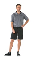 Shorts Visline Nr.2471 Gr.S schwarz/oran