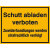 Schutt abladen verboten Hinweisschild zur Baustellenkennzeichnung, Alu, 33x25 cm