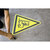 Antirutschbelag Bodenmarkierung AR 2, Ronden,Verbote, Durchm. 40 cm,Symbol: Für Fußgänger verboten