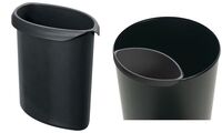 HAN Abfall-Einsatz für flammhemmende Papierkörbe, schwarz (81420094)