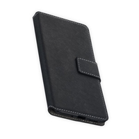 BookStyle Tasche Vertikal für Nokia 8 - mit Halterung - schwarz