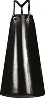 Fartuch kwasoługoochronny Pros, rozmiar 164-170cm, czarny