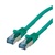 ROLINE Kábel S/FTP PATCH CAT6a LSOH, 1,5m, zöld