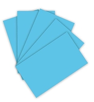 FOLIA- LOT DE 100 FEUILLES DE PAPIER CARTONNÉ 220 G/M² BLEU CIEL FORMAT A4, 10263322 6122/4/30