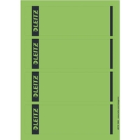 LEITZ - ÉTIQUETTES DE DOS POUR CLASSEUR, 61 X 192 MM, COURT, LARGE, VERT, APPROPRIÉ POUR CLASSEURS LEITZ STANDARDS ET EN CARTON