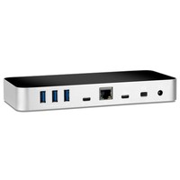 Stacja dokująca USB-C Dock (10 portów, mDP + adapter HDMI) srebrny