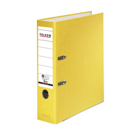 Ordner S80 Recycolor,80mm breit,Kraftpapierbezug,aufgeklebtes Rückenschild,gelb