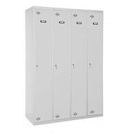 SIMONRACK TAQUILLA METÁLICA SIMONLOCKER PROF. MON. SINGLE 4/4 300 (1200) 180X120X50CM GRIS