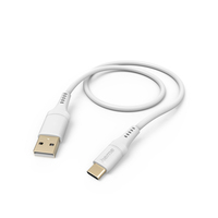 Hama Flexible cable USB USB 2.0 1,5 m USB A USB C Blanco