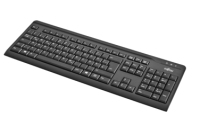 Fujitsu KB410 teclado USB QWERTZ Alemán Negro
