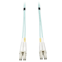 Tripp Lite N820-03M 10Gb Duplex Multimode 50/125 OM3 LSZH Fiber Patch Cable (LC/LC) - Aqua, 3 m (10 ft.)