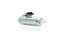 Lancom Systems 61500 changeur de genre de câble RS-232 Série Métallique, Blanc
