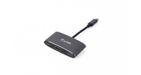 LMP USB-C multiport adapter HDMI & USB adaptateur graphique USB 3840 x 2160 pixels Gris