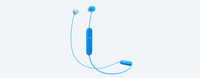 Sony WI-C300 Zestaw słuchawkowy Bezprzewodowy Douszny Połączenia/muzyka Micro-USB Bluetooth Niebieski